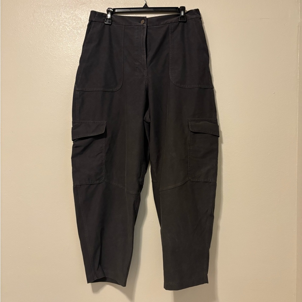 Lululemon light utilitech Cargo Pocket High Rise Barrel Leg Pants Grafite grey - Picture 2 of 5